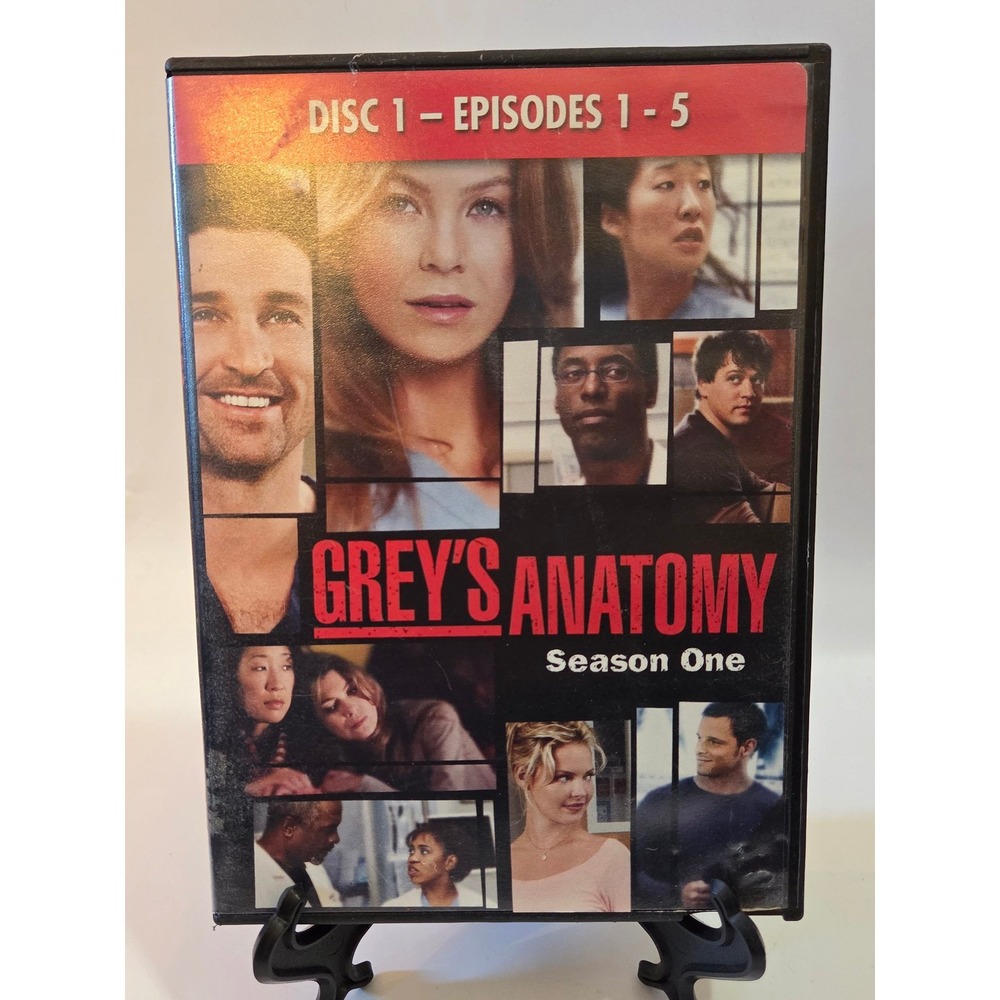 Grey's Anatomy Season One DVD Complete Season 1 Ellen Pompeo Patrick Dempsey